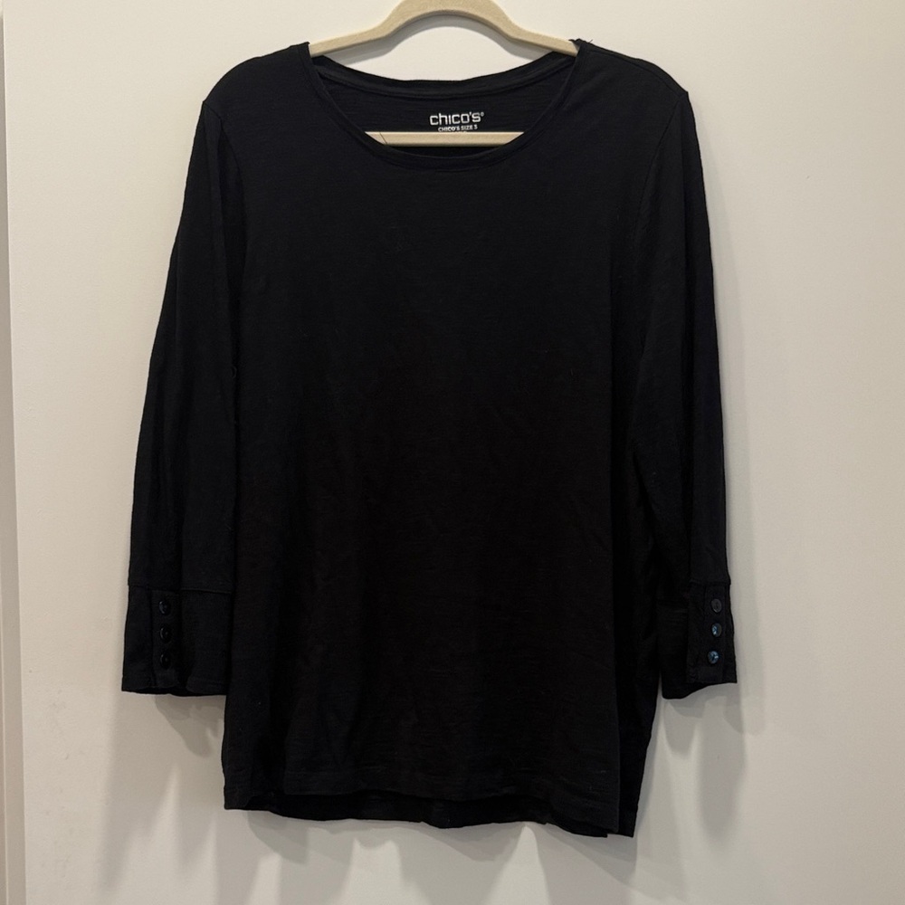 Chico's Elegant Black Blouse